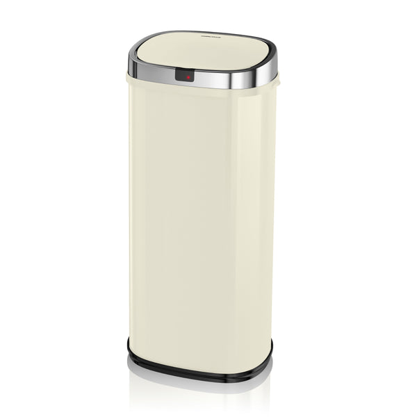 Chroma 50L Square Sensor Bin Ivory Cream