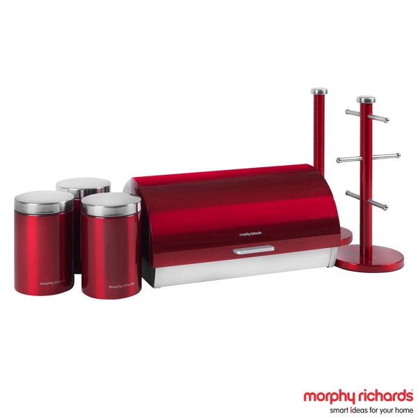 Accents 6 Piece Storage Set Red