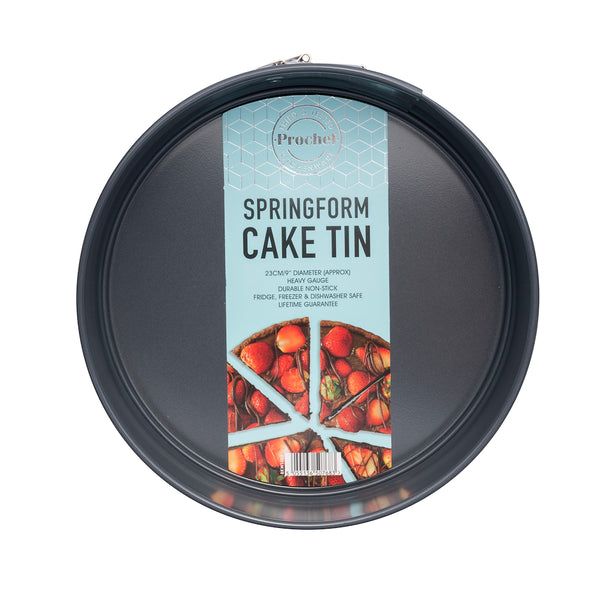 Prochef BKW1008GE 9 Inch Spring Form Cake Pan 0.8mm