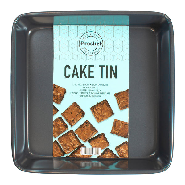 Prochef BKW1009GE Square Cake Tin 0.8mm