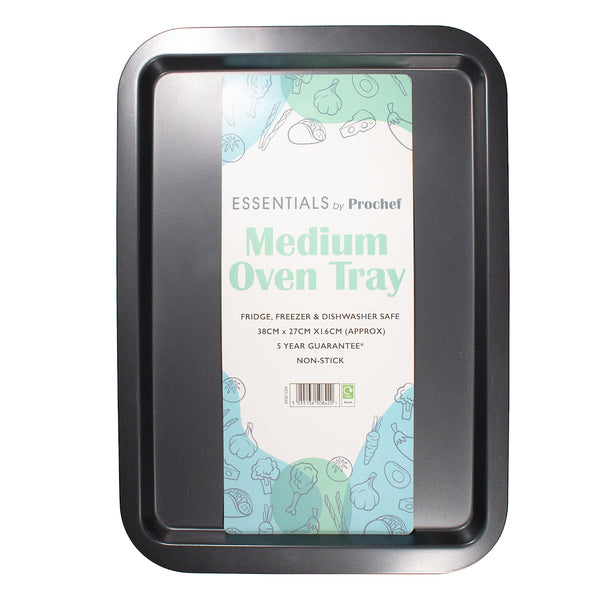 Essentials BKW1024GE Medium Oven Tray 0.4mm Gauge