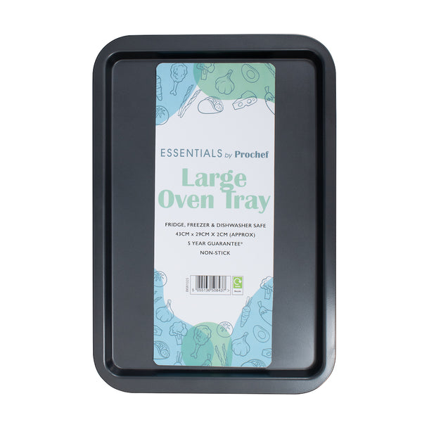 Essentials BKW1025GE Large Oven Tray 0.4mm Gauge