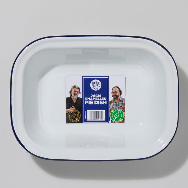Hairy Bikers BKW1627GE Enamelled Large Pie Dish