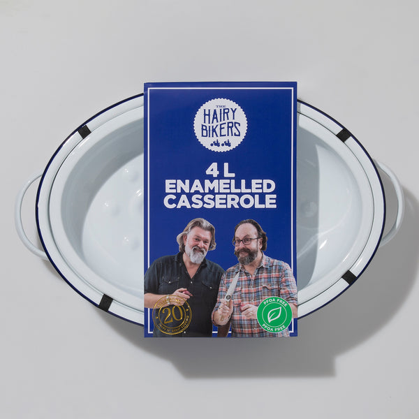 Hairy Bikers BKW1628GE Enamelled 4L Casserole