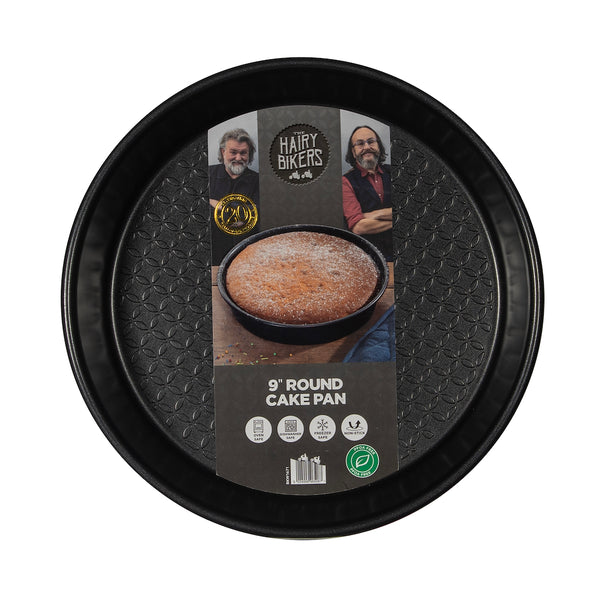Hairy Bikers BKW1671GE 9 Inch Round Cake Pan 0.8mm- Black