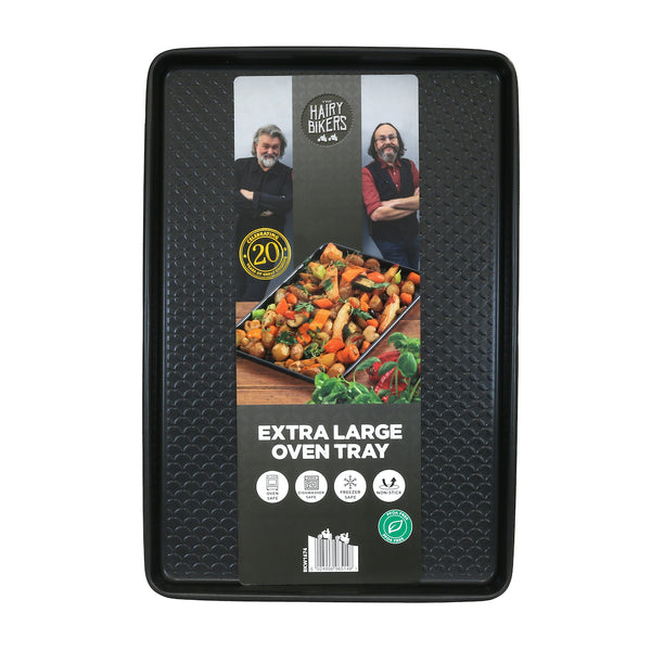 Hairy Bikers BKW1674GE Extra Large Oven Tray 0.8mm Black