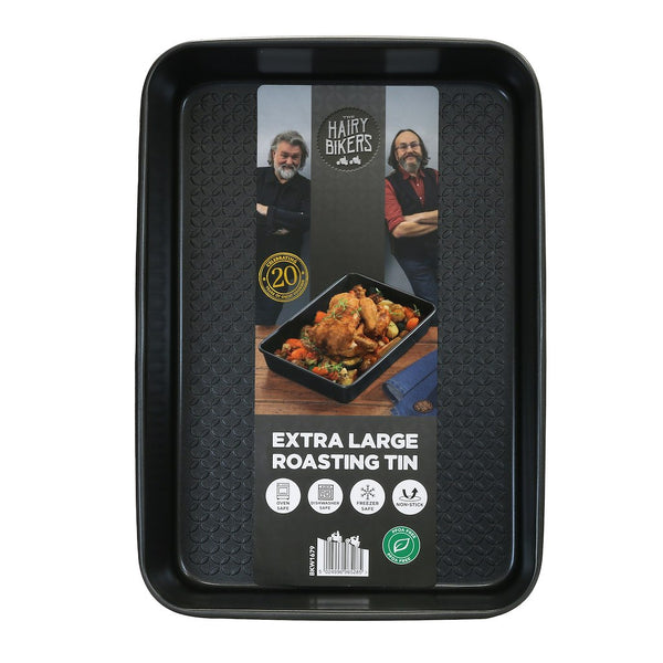 Hairy Bikers BKW1679GE Extra Large Roasting 0.8mm- Black