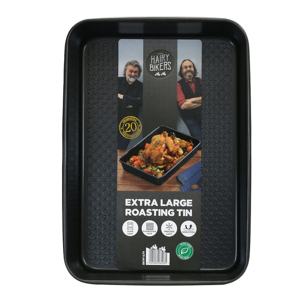 Hairy Bikers BKW1679GE Extra Large Roasting 0.8mm- Black