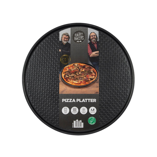 Hairy Bikers BKW1682GE Pizza Tray 0.8mm- Black
