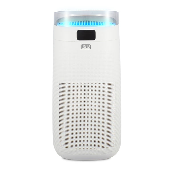 Air Purifier with Air Quality Sensor and 8 Hour Timer White