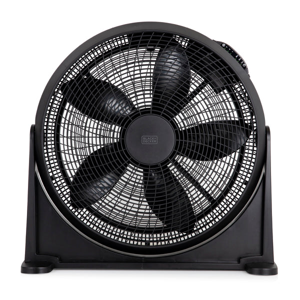 20 Inch High Velocity Air Circulator Black