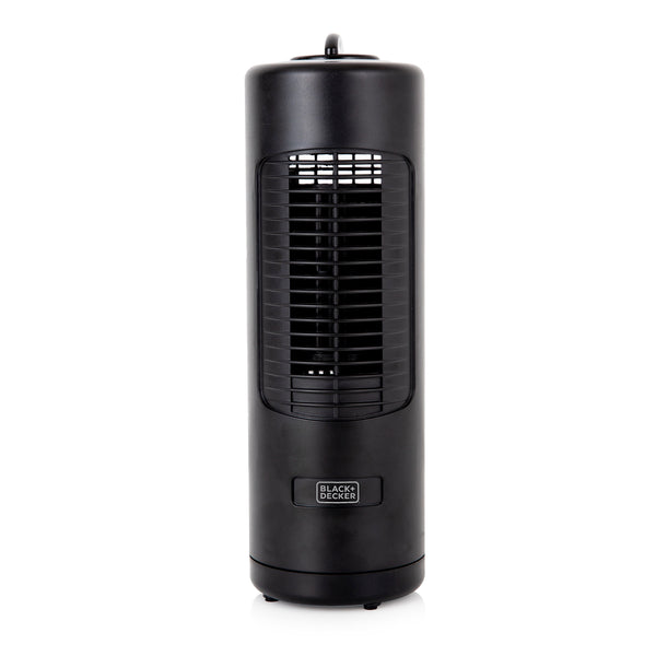 12 Inch Mini Capsule Tower Fan in Black