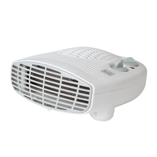 2KW Flat Fan Heater White