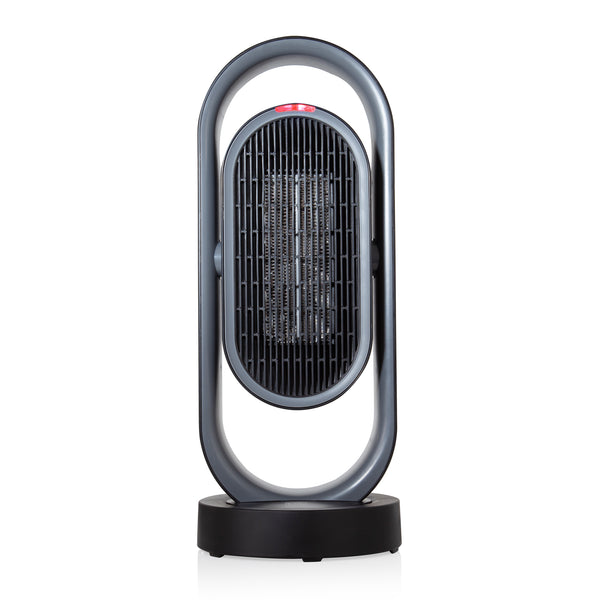 1.8KW Ceramic Heater with Timer Black