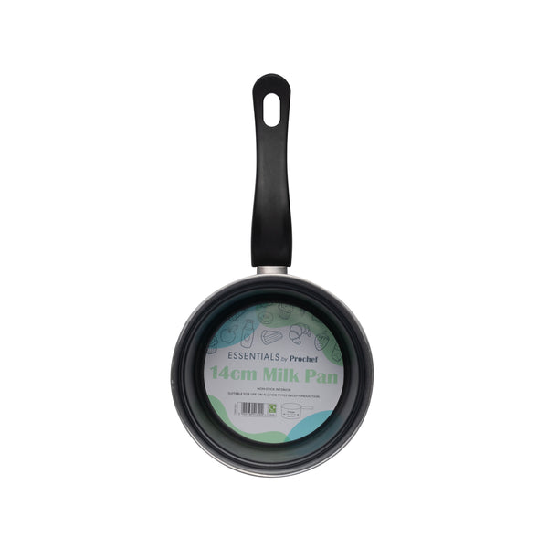 Essentials CKW1001GE Milk Pan Carbon Steel  14cm