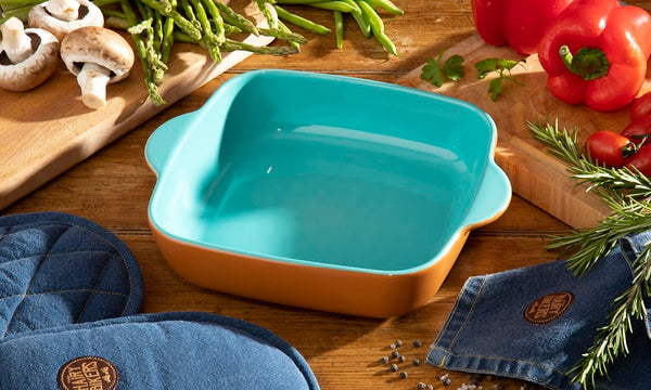 Hairy Bikers CKW2433GE Large Stoneware Square Baking Dish