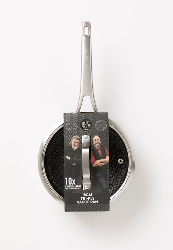 Hairy Bikers CKW2634GE Hex Guard 18cm Saucepan