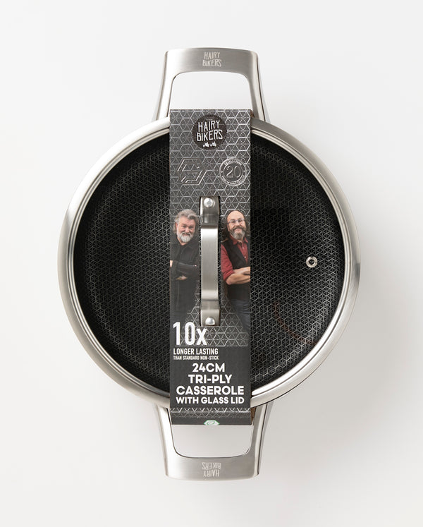 Hairy Bikers CKW2636GE Hex Guard 24cm Casserole