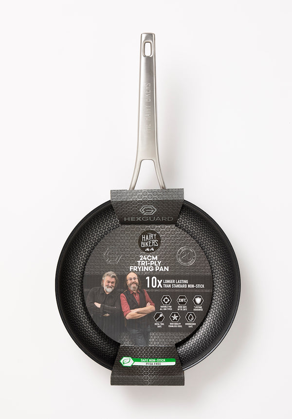 Hairy Bikers CKW2637GE Hex Guard 24cm Frypan