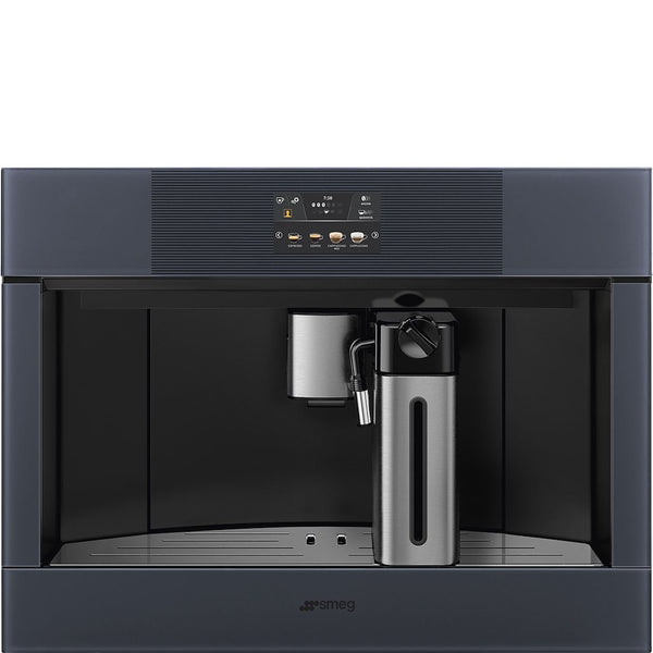 Smeg CMS4104G Integrated 45cm Coffee Maker, Grey