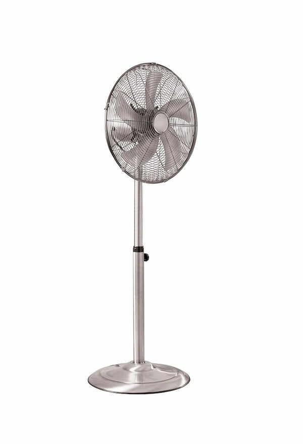 Daewoo COL1608GE 16 Inch Pedestal Fan Chrome with Acrylic Blade