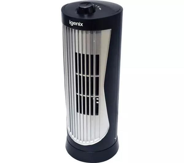 Igenix DF0020 12 Inch Mini Tower Fan Black