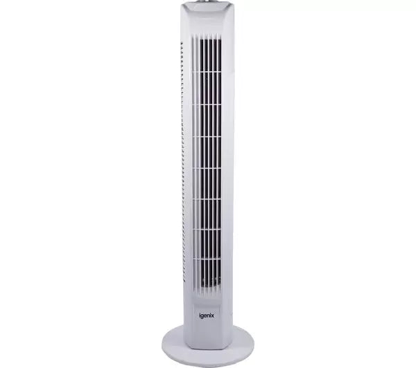 Igenix DF0035T 29 Inch Tower Fan with Remote Control White