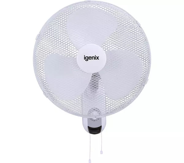 Igenix DF1656 16 Inch Wall Mounted Fan White