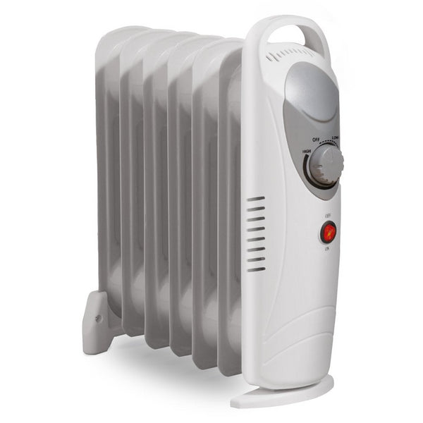 Daewoo HEA1140GE 800W Mini Oil Filled Radiator - White