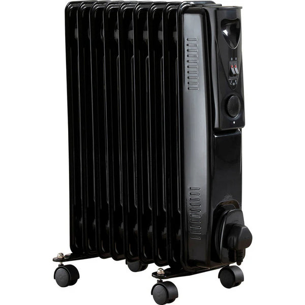 Daewoo HEA1202GE 2000W Oil Filled Radiator - Black