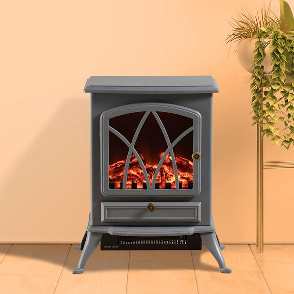 Daewoo HEA1841GE Electric Stove Heater-Grey