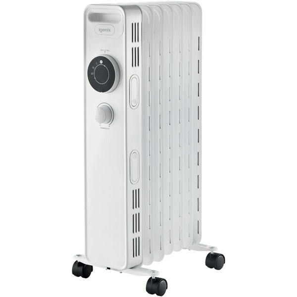 Igenix IG2615 1500W Oil filled Radiator White