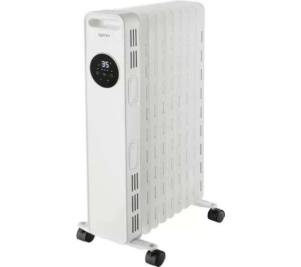 Igenix IG2621 2000W Digital Oil filled Radiator White