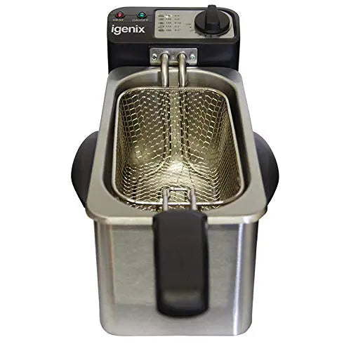Igenix IG8015 1.5L Mini Fryer Stainless Steel