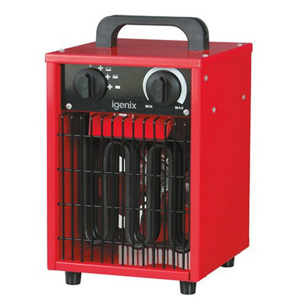 Igenix IG9302 2000W Industrial Fan Heater Red