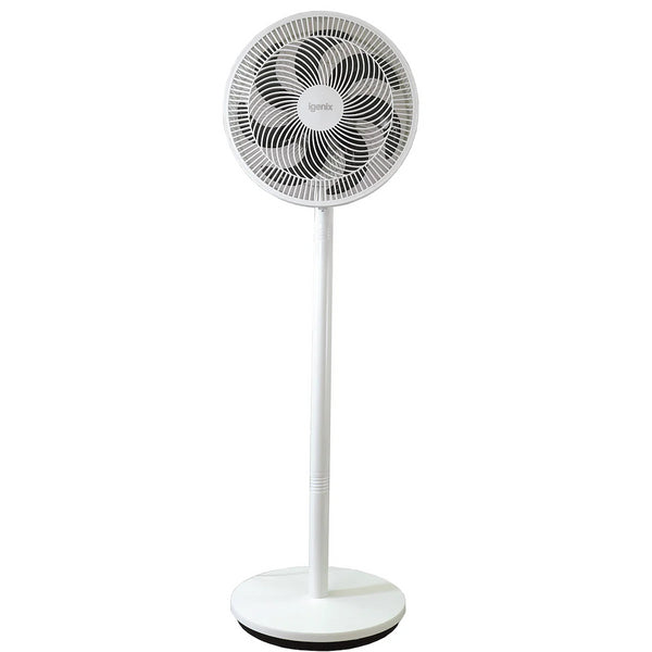Igenix IGFP012W 12 Inch 7 Bladed Pedestal Fan - White