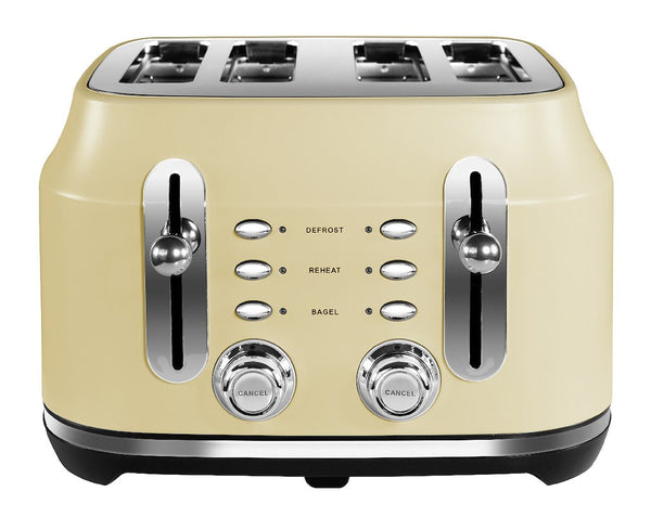 Rangemaster RMCL4S201CM  Classic 4 Slice Toaster - Matt Cream