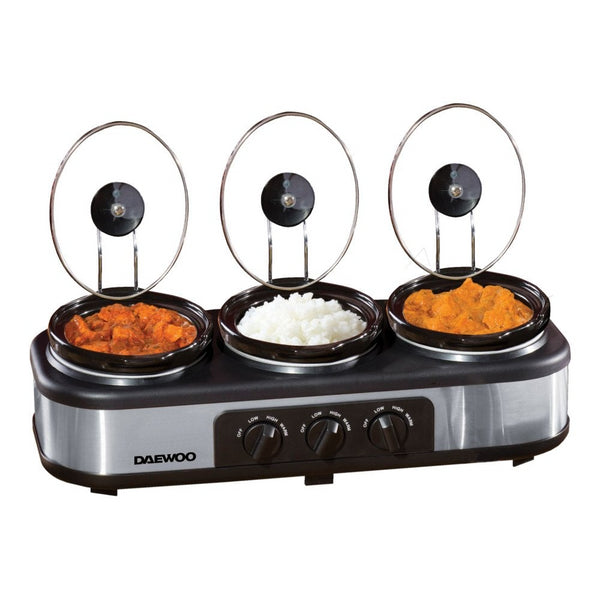 Daewoo SDA1334GE 3x 1.5L Triple Slow Cooker