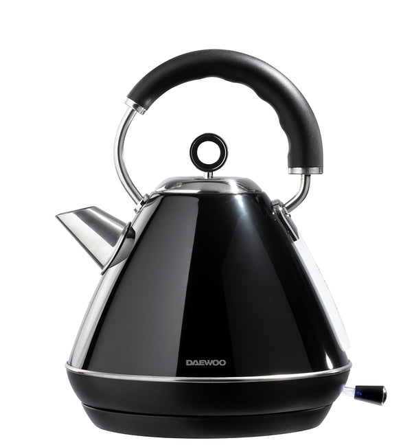 Daewoo SDA1577GE Kensington 1.7L 3KW Pyramid Kettle - Black