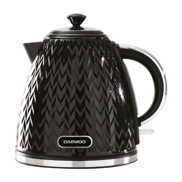 Daewoo SDA1773GE Argyle 1.7L 3KW Jug Kettle Black