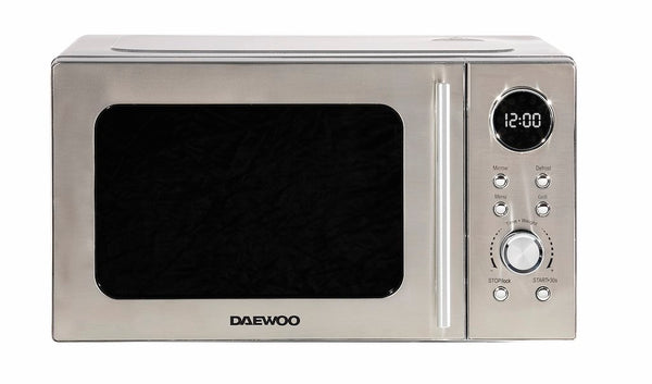 Daewoo SDA2071GE 20L Silver 700W Microwave with Grill - KOR3000SL