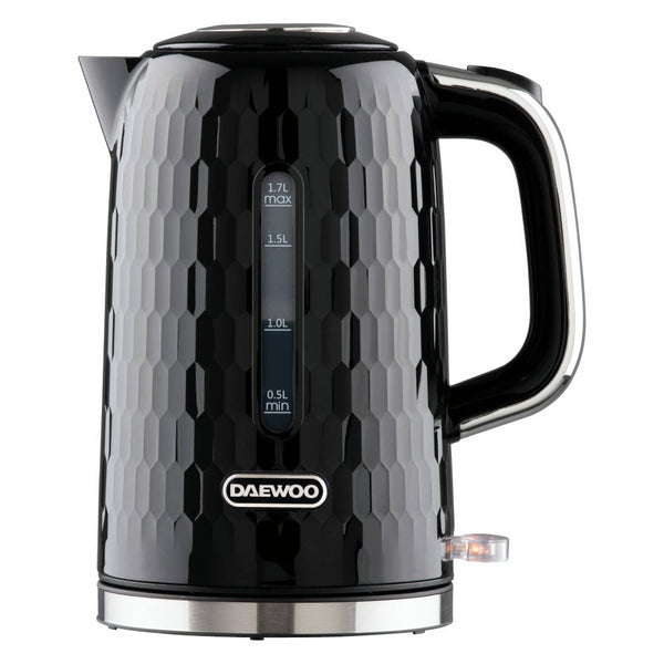Daewoo SDA2602GE 1.7L Honeycomb Kettle Black