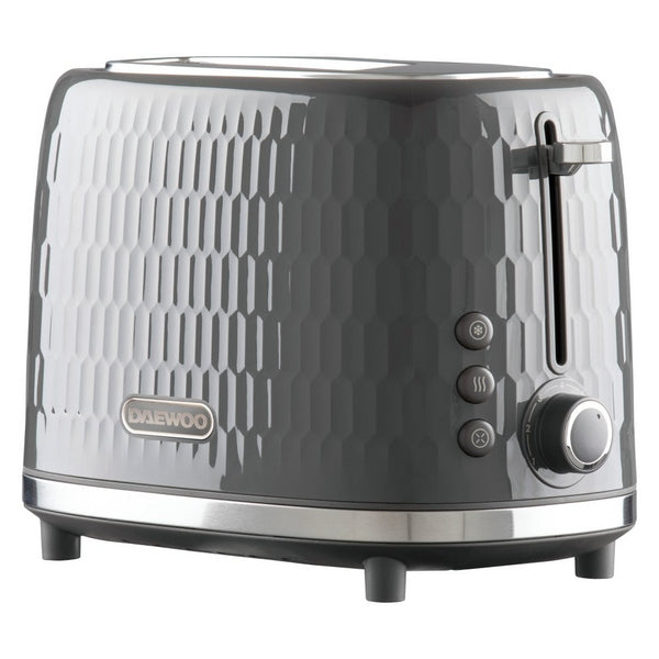 Daewoo SDA2604GE 2 Slice Honeycomb Toaster Grey