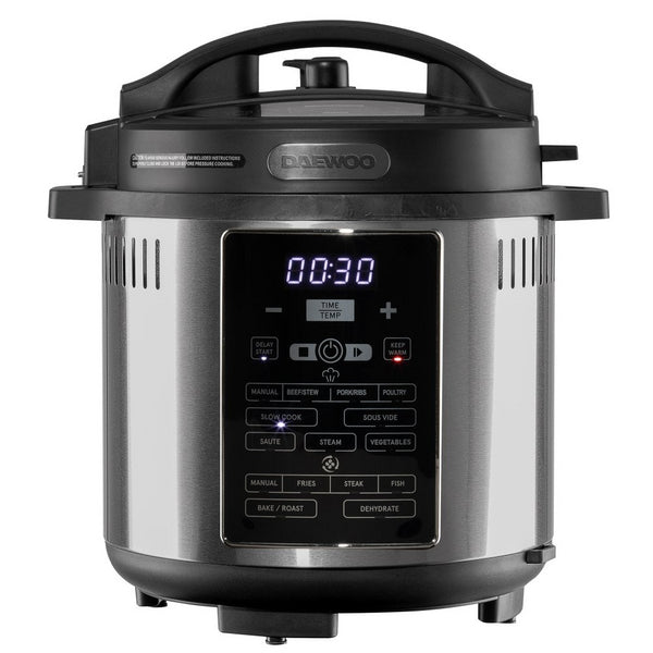 Daewoo SDA2621GE 6L 2 In 1 Air Fryer Pressure Cooker