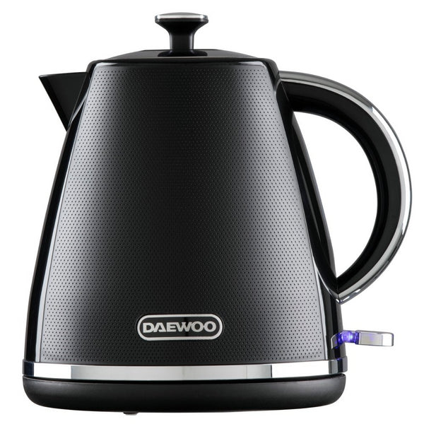 Daewoo SDA2624GE Stirling 1.7L 3KW Pyramid Kettle Black