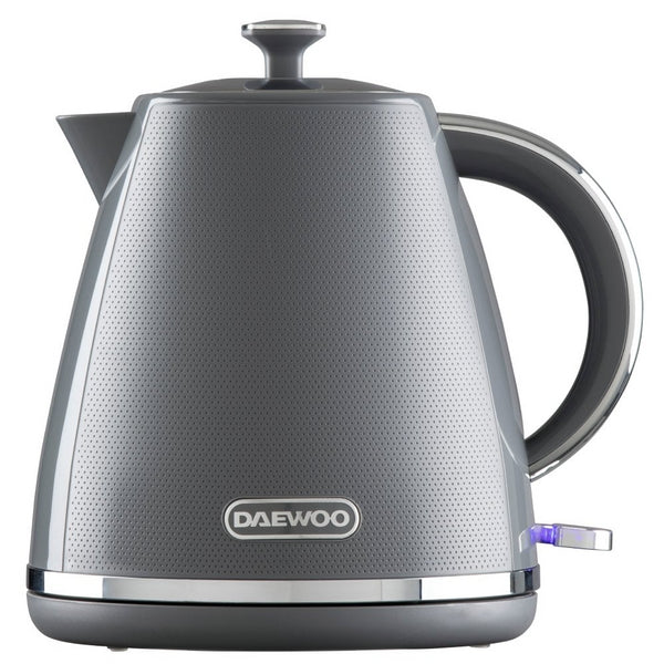 Daewoo SDA2625GE Stirling 1.7L 3KW Pyramid Kettle Grey