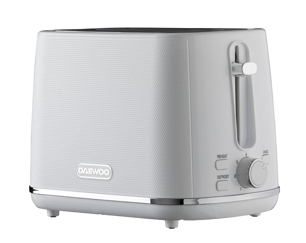 Daewoo SDA2626GE Stirling 2 Slice Toaster White