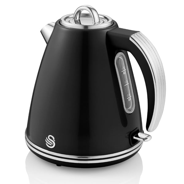 1.5 Litre Retro Jug Kettle - Black