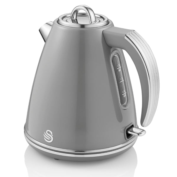 1.5 Litre Retro Jug Kettle - Grey