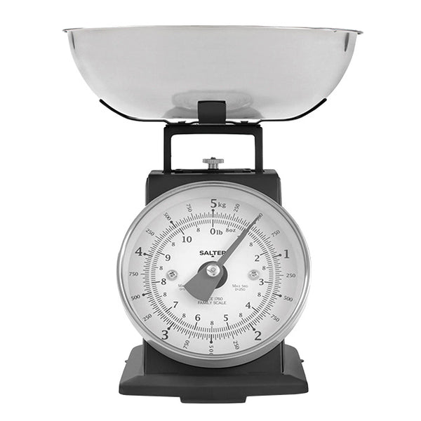 5kg Timeless Mechanical Kitchen Scale Black